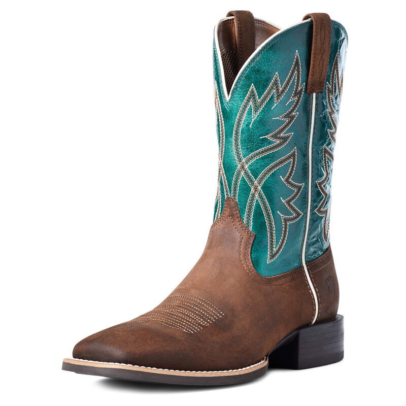 Botas Vaqueras Ariat Sport Rafter Marrones/Turquesa Hombre - Chile 912-KIWXCY